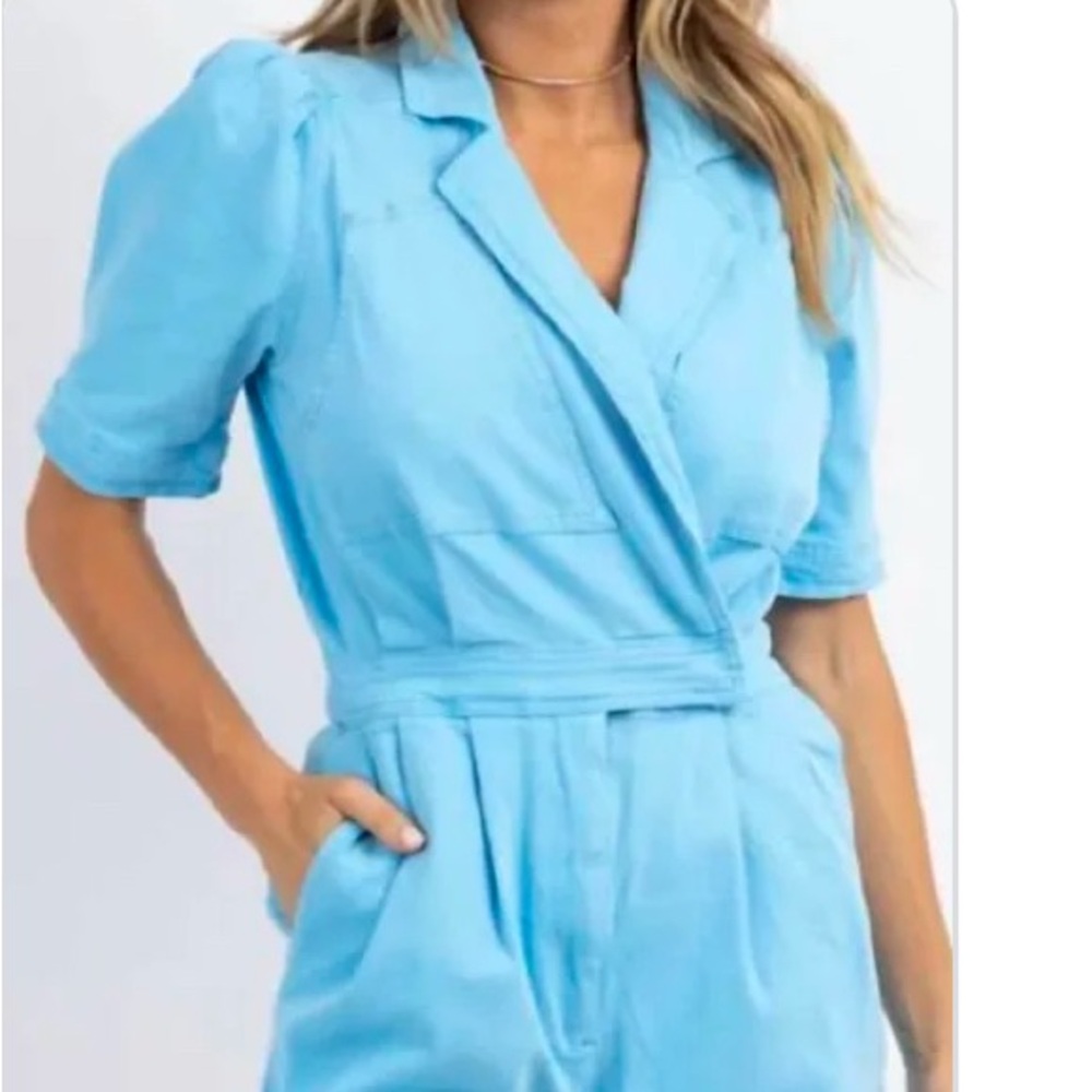 Pants Store Women's Powder Blue Romper
